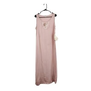 Tea & Scones Women's Patchwork Embroidered Maxi Tank Cottagecore Dress - S